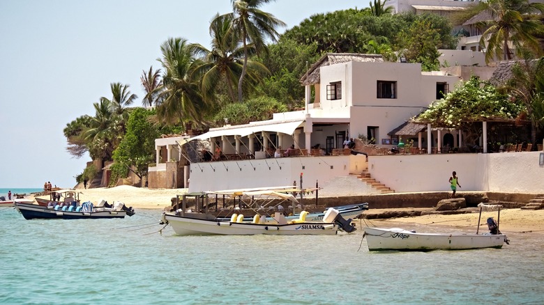 View of Shela Town shoreline