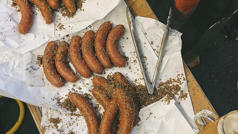 Dovetail brewery homemade sausages