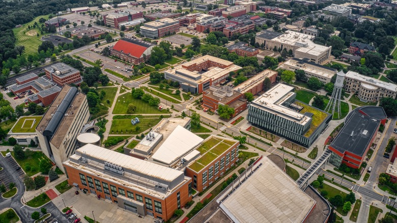 Aerial view of Ames, Iowa