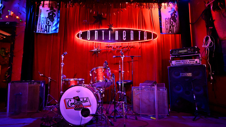 stage at the Continental Club