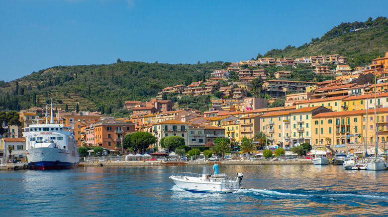 San Stefano, Monte Argentario from water