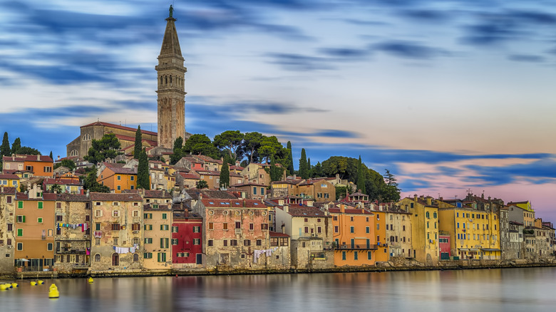 colorful houses on waterfront