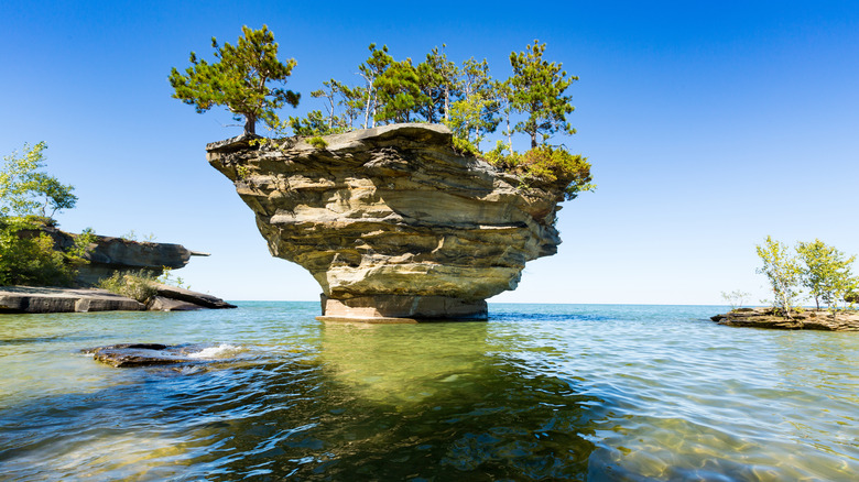 Turnip Rock, Port Austin, Michigan