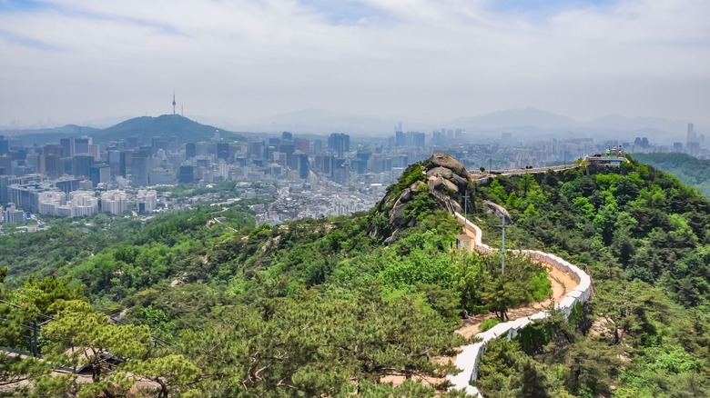 view from Inwangsan, Seoul