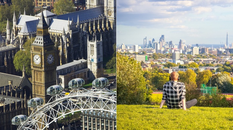 London Eye and Parliament Hill 