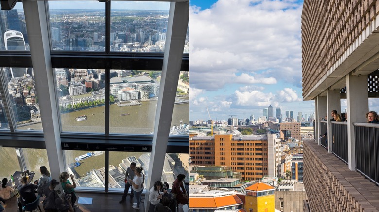 Shard versus Tate Modern views