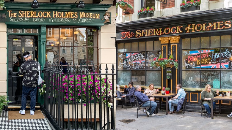 Sherlock Holmes Museum versus pub