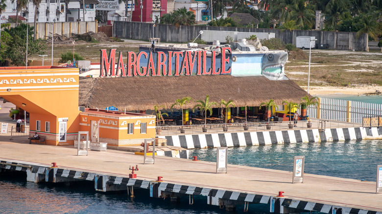 Margaritaville restaurant in Cozumel