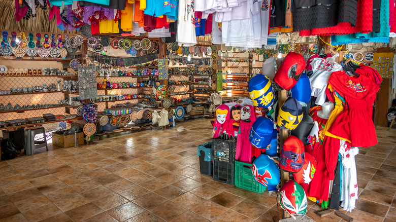 Vendor wares in Costa Maya