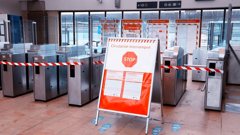 train strike in Paris