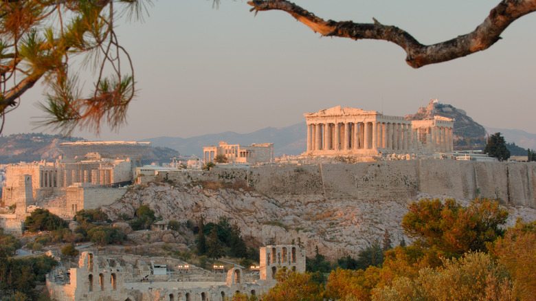 Ancient ruins in Athens, Greece