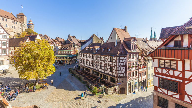 Nuremberg historic center and castle