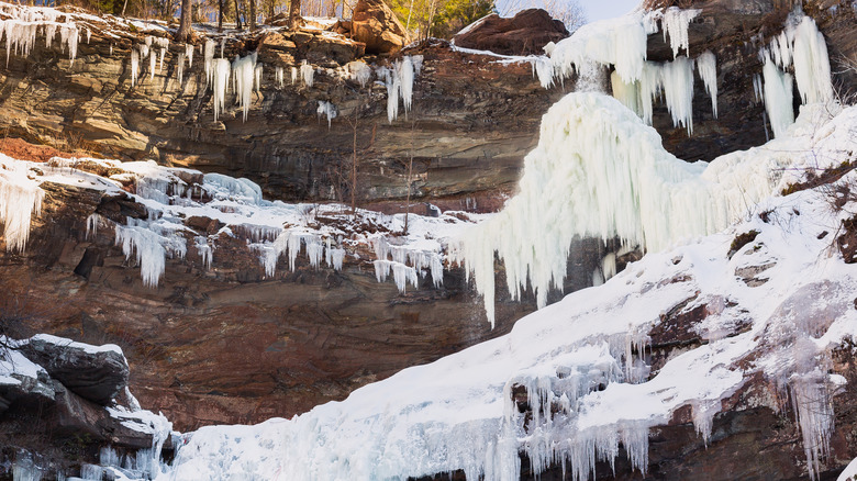 Frozen Kaaterskill Falls, New York