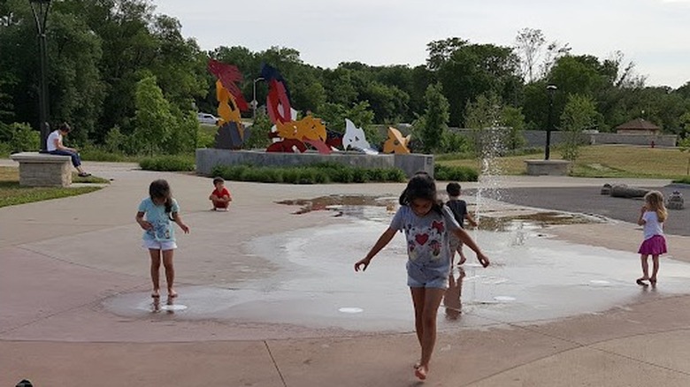 children playing at Hart Park