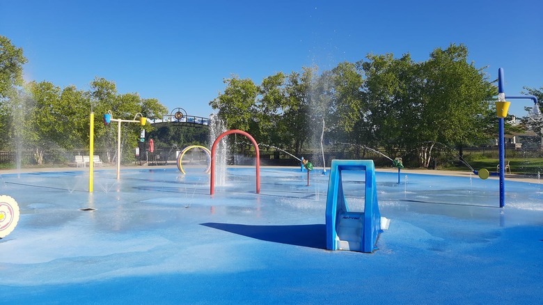 Millennium Park splash pad