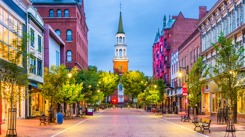 Burlington's pedestrian Church Street Marketplace