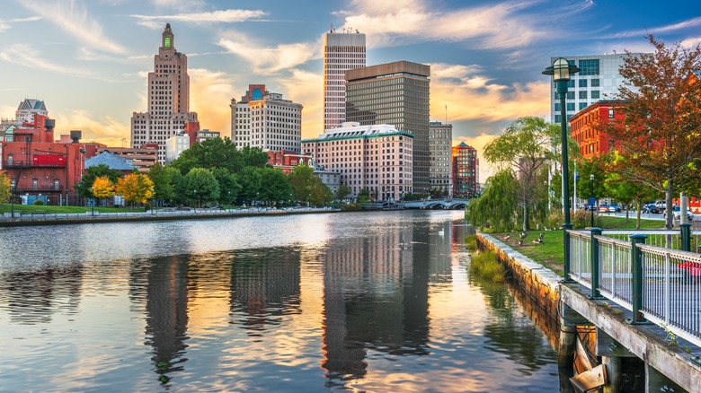 Downtown Providence river views