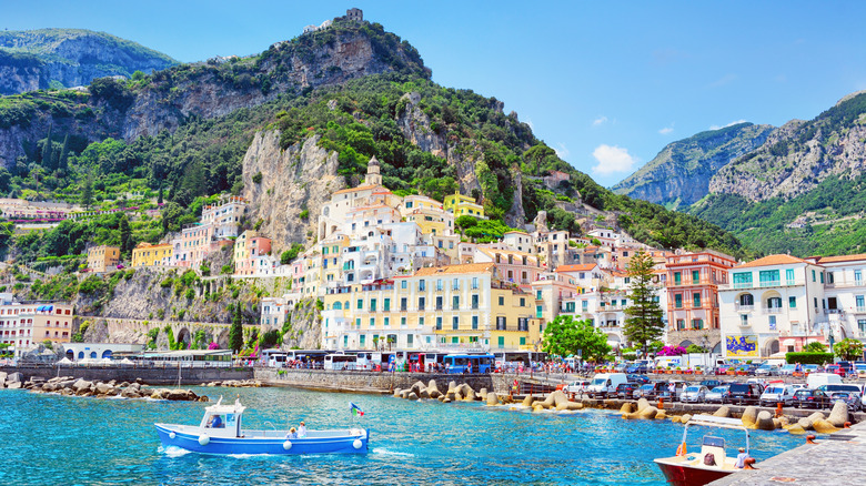 The coastal town of Amalfi