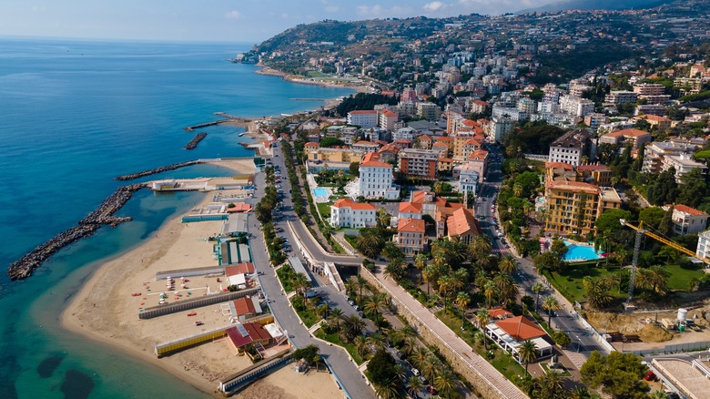 Waterfront city of Sanremo