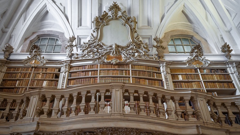 detail of Mafra Palace Library