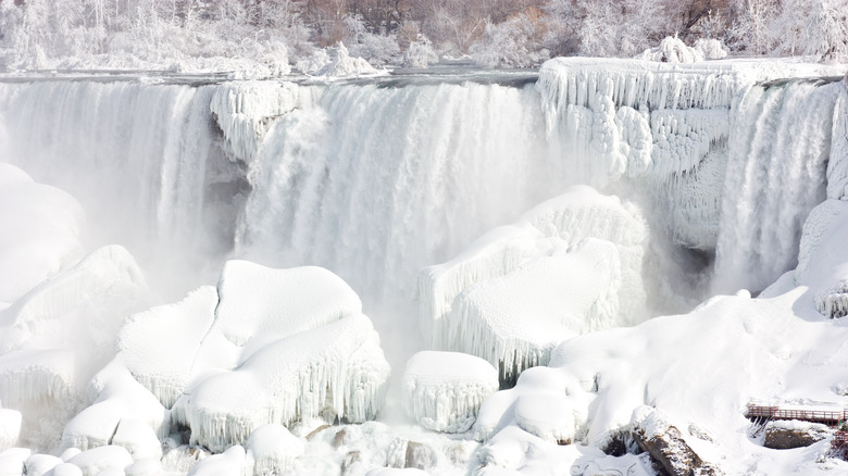 Niagara Falls during winter