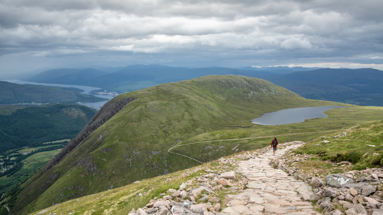 Hiker near Lock Nevis