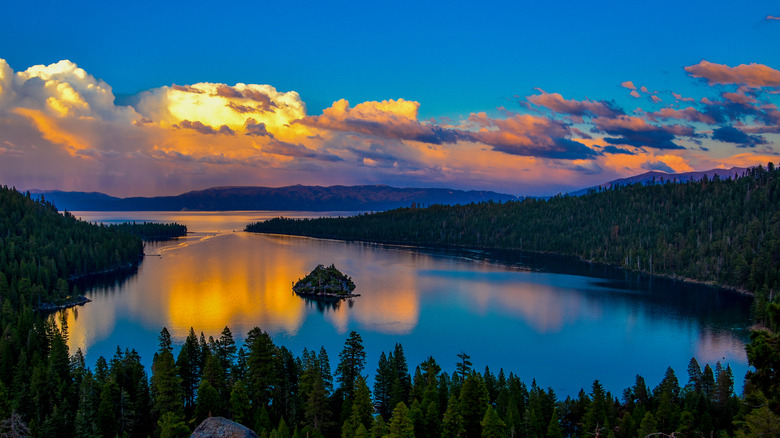 Emerald Bay, Lake Tahoe, at sunset