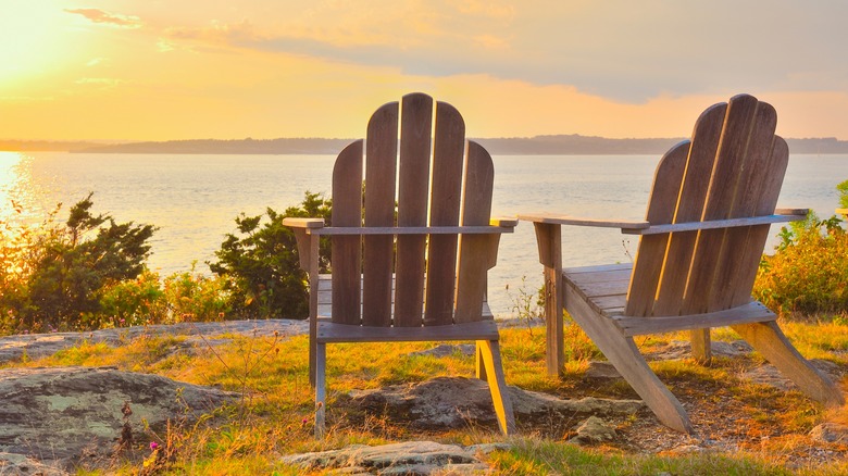 Narragansett, Rhode Island beach chairs