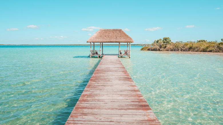 The picturesque shores of Bacalar
