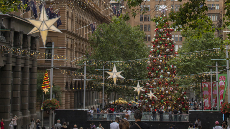 Lights of Christmas in Sydney, Australia