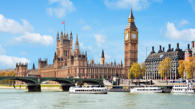 boats on the Thames