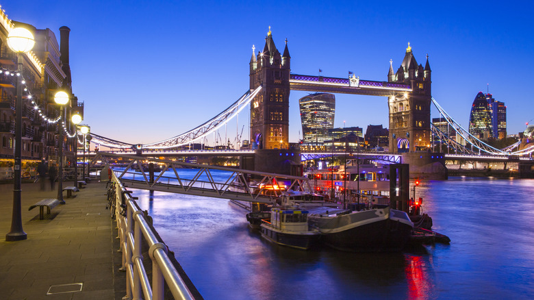 walkway by the River Thames