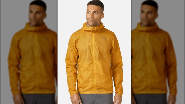 Man wearing Rab Vital jacket