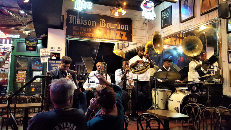 brass band in New Orleans 