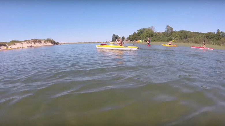 Kayaking on the Platte River
