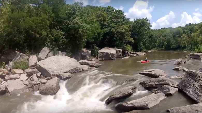 Kayaking rapids of Vermilion River