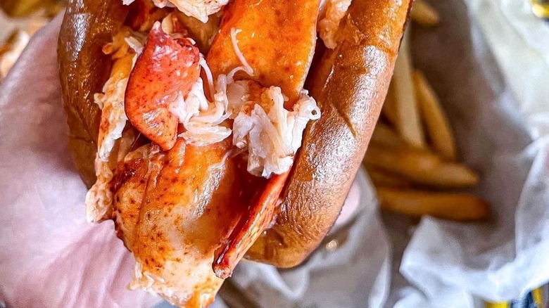 Lobster roll from Bob's Clam Hut