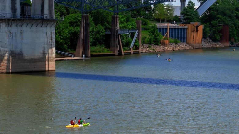 Kayakers in Nashville