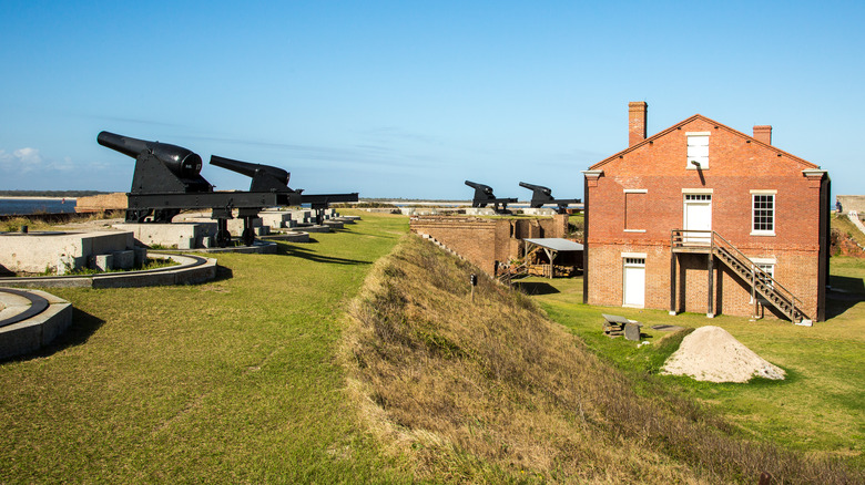 Cannons at Fort Clinch 