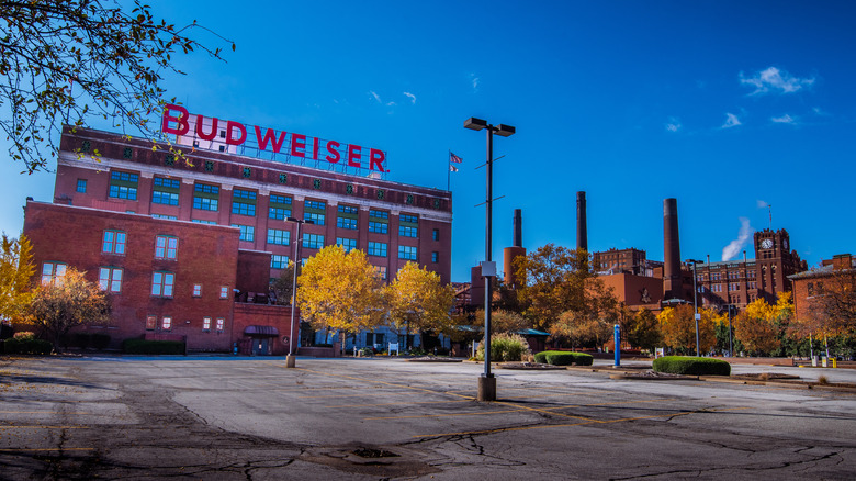 view of Anheuser-Busch brewery