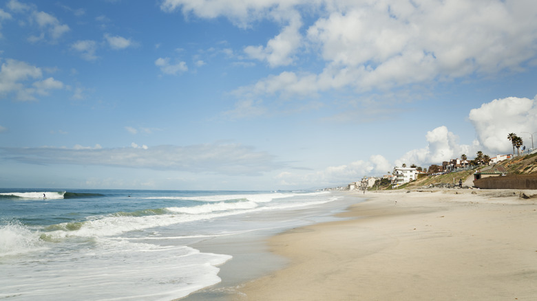 deserted beach