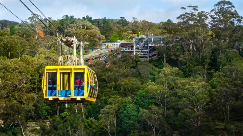 View of Blue Mountains cable car