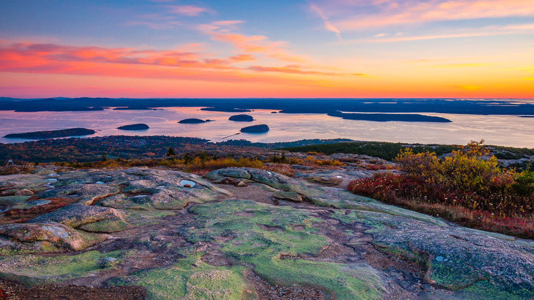 The summit of Mount Cadillac 