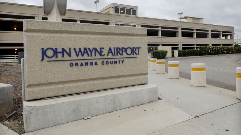 Facade of John Wayne Airport