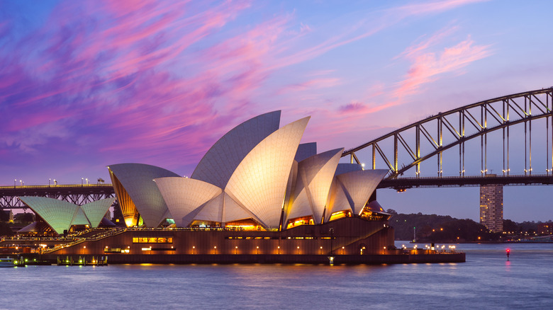 The Sydney Opera house