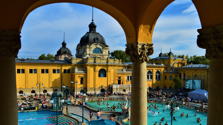 Széchenyi baths in budapest
