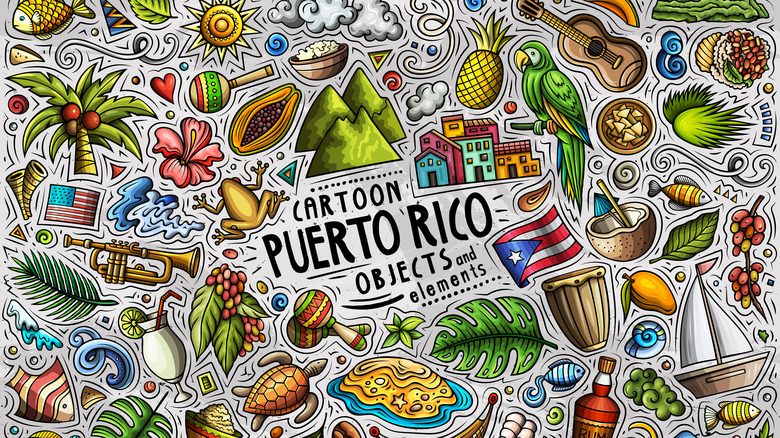 Souvenir Puerto Rico stickers