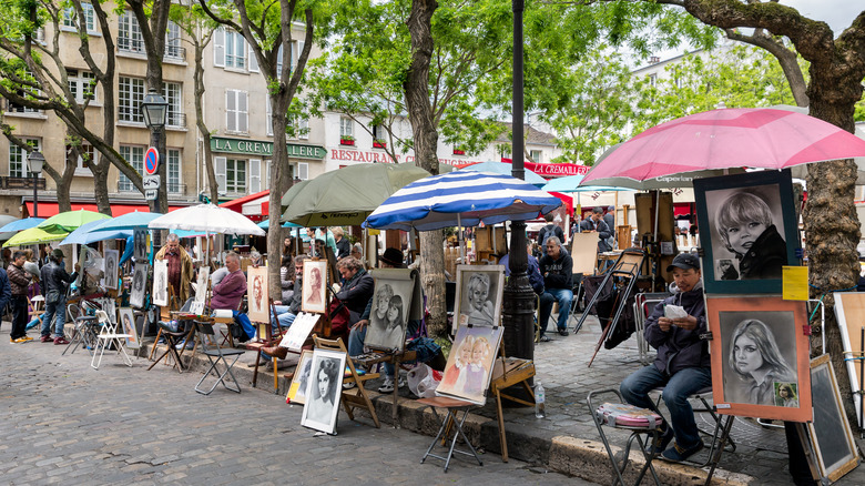 Artists selling art Paris