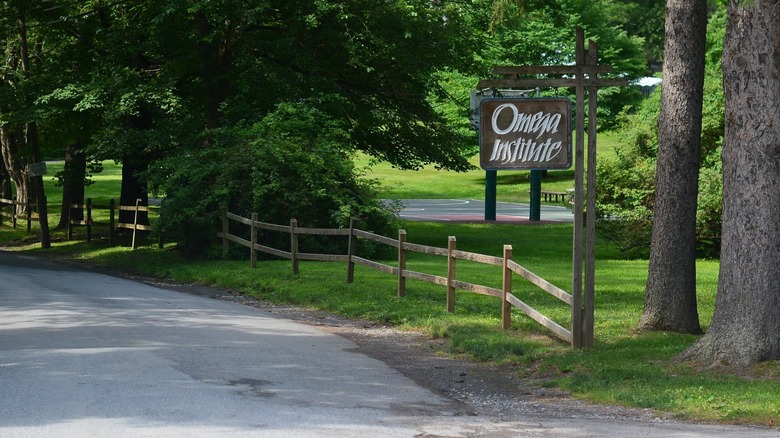 Entrance to the Omega Institute