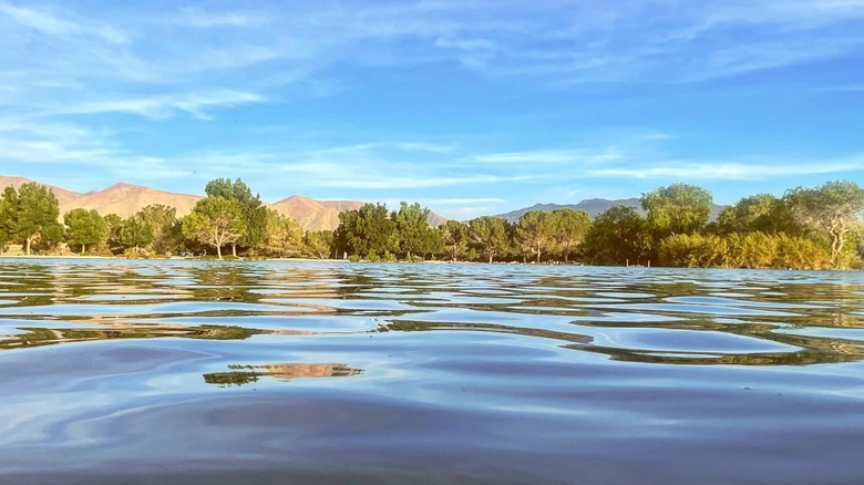 view of lake from the water